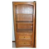 (2) Thornwood Furniture Oak Bookcases w/Faux