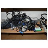 Lot of Office / Computer Cords, Surge Protector +