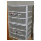 (2) Sterilite 12 x 12 3 Drawer Storage Systems