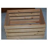 Adwood Solid Pine Tidy Tote 12 5/8 x 9 5/8 x 17.5