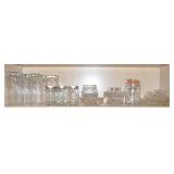 Kitchen Shelf Contents Lot: Small Ball Mason