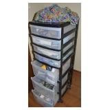 Gracious Living 7 Drawer Wheeled Storage w/