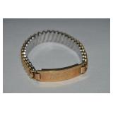 Antique GF Front "Kay" Engraved ID Bracelet
