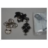 (3) Vtg-Contempo Costume Jewelry Necklaces