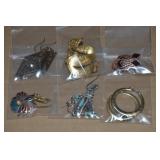 Lot of Vtg-Contempo Pierced Earrings: Crumrine
