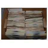Bankers Box of 45RPM Vinyl Record Albums - mostly