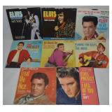 (8)  Vtg 45RPM Vinyl Record Albums: Elvis Presley