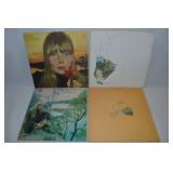 (4) Vtg Vinyl 33 1/3 Record Albums: Joni Mitchell
