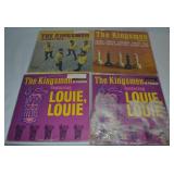 (4) Vtg 33 1/3 Vinyl Record Albums: The Kingsmen