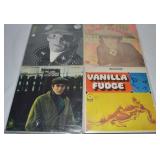 (4) Vinyl 33 1/3 Record Albums: Vanilla Fudge,