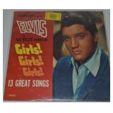 Vtg 33 1/3 Vinyl Record Album: Elvis Presley Girls