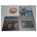 (4) Vtg 33 1/3 Vinyl Record Albums: Steppenwolf,