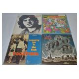 (4) Vinyl 33 1/3 Record Albums: Country Joe & The