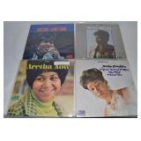 (4) Vinyl 33 1/3 Record Albums: Aretha Franklin