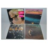 (4) Vtg Vinyl 33 1/3 Record Albums: Wet Willie,
