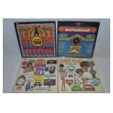 (4) Vtg Vinyl 33 1/3 Record Albums: Record Show,