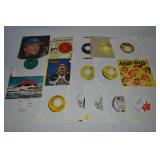(17)  Vtg 45RPM Vinyl Record Albums: Batman,