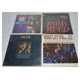 (4) Vinyl 33 1/3 Record Albums: Jimmy Reed,