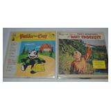 (2) Vtg Vinyl 33 1/3 Record Albums: Davy Crockett,