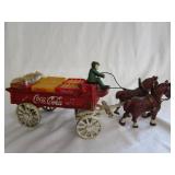 Vintage Cast Iron Coca-Cola Horse Drawn Carriage Vintage Cast Iron Coca-Cola Horse Drawn Carriage