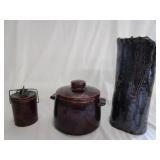 West Bend Bean Pot,Cheese Crock,Pottery Vase West Bend Bean Pot,Cheese Crock,Pottery Vase