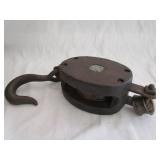 Large Vintage Pulley Large Vintage Pulley