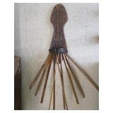 Vintage Wooden Wall Mount Split Clothes Dryer Vintage Wooden Wall Mount Split Clothes Dryer
