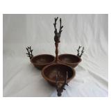 Cabin Decor Metal Deer Head Server Cabin Decor Metal Deer Head Server