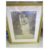 Vintage Framed Wedding Photo 18'x22' Vintage Framed Wedding Photo 18'x22'