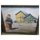 Vintage Kids Print Signed 31'x25' Vintage Kids Print Signed 31'x25'