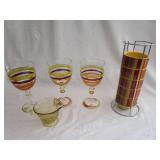 Art Deco Glassware,Soup Cups,Federal Glass Art Deco Glassware,Soup Cups,Federal Glass