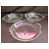 Pyrex & Glasbake Pie Dishes Pyrex & Glasbake Pie Dishes
