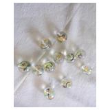 Glass Beads - 'Marble Look' Glass Beads - 'Marble Look'