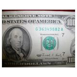 $100 Series 1990 Ser# G36349882A - CRISP $100 Series 1990 Ser# G36349882A - CRISP