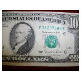 $10 Series 1995 Ser# F38237584E $10 Series 1995 Ser# F38237584E