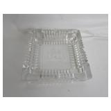 Heavy Glass Cigar Ashtray