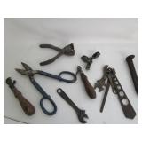 Vintage Tools,Snips,Nail Puller,Small Pulleys