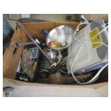 Box Full Of Lug Wrench,Shop Lights