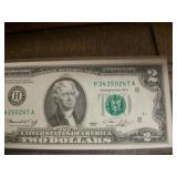 1976 $2 Ser# H34350247A: CRISP w/4 Square Corners