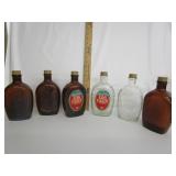 Vintage Log Cabin Syrup Bottles