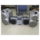 Lenox Boom Box W/Jvc Speakers Not Tested