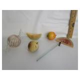 Polished Stone Fruit,Glass Candy