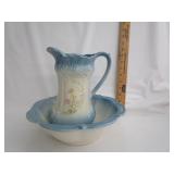 Ceramic Pitcher W/Basin