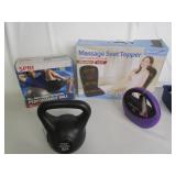 Massage Seat Topper,10Lb Weights,Weight Ball