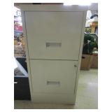 2 Drawer File Cabinet W/Key