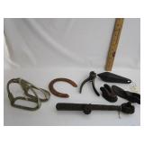 Stirrups,Grinding Stone Tool,Horse Shoe