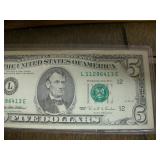 $5 1995 Ser# L11286413E