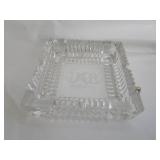 Heavy Glass Cigar Ashtray