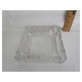 Heavy Glass Cigar Ashtray