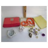 Coach Bag ,With Costume Jewlery